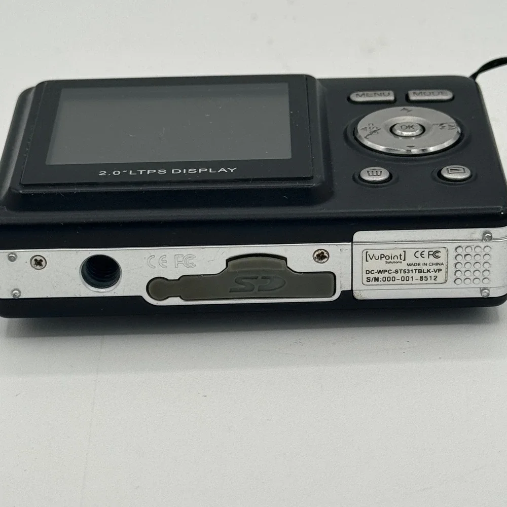 VuPoint Solutions 5.0MP Digital Camera Black 8x Zoom DC-WPC-ST531TBLK-VP